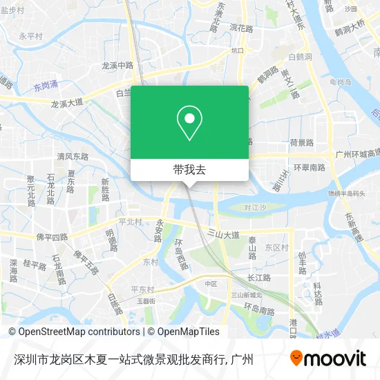 深圳市龙岗区木夏一站式微景观批发商行地图