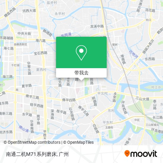 南通二机M71系列磨床地图
