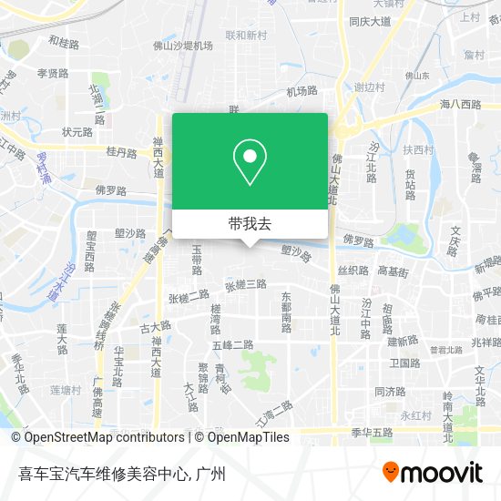 喜车宝汽车维修美容中心地图