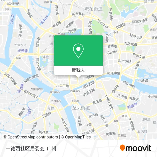 一德西社区居委会地图