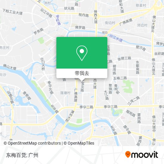 东梅百货地图