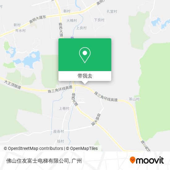 佛山住友富士电梯有限公司地图