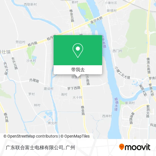 广东联合富士电梯有限公司地图
