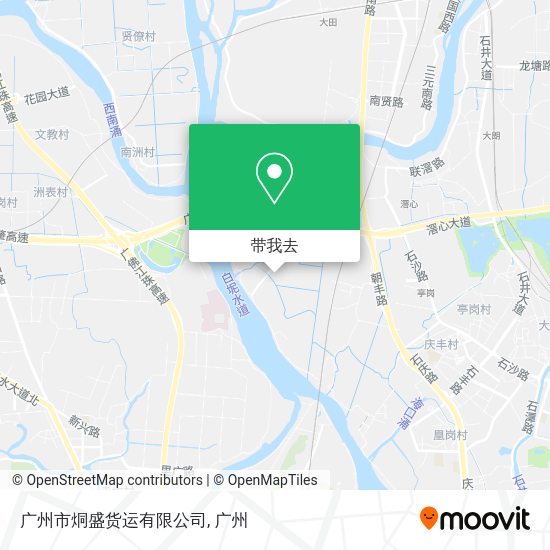 广州市烔盛货运有限公司地图