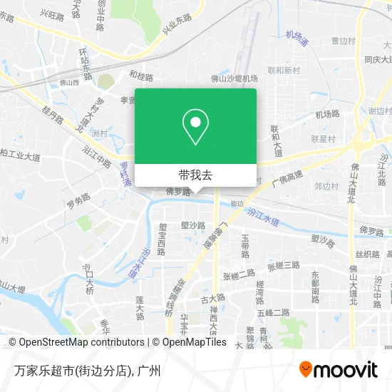 万家乐超市(街边分店)地图