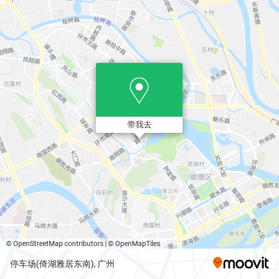 停车场(倚湖雅居东南)地图