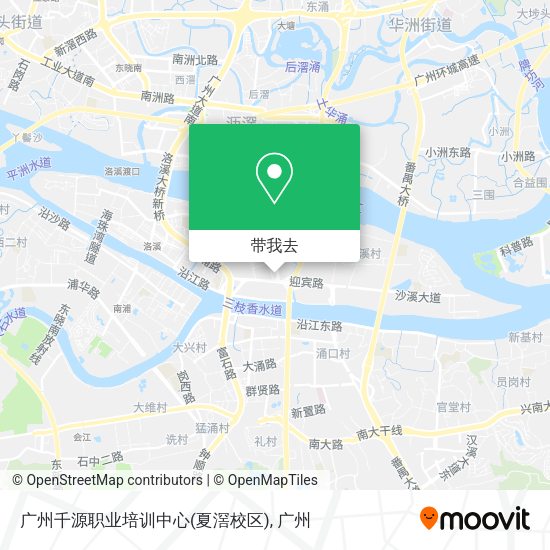 广州千源职业培训中心(夏滘校区)地图