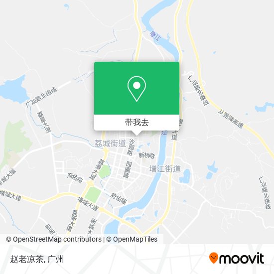 赵老凉茶地图