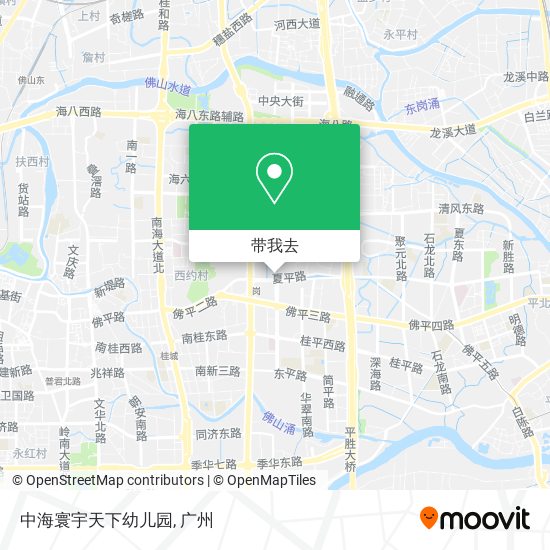 中海寰宇天下幼儿园地图