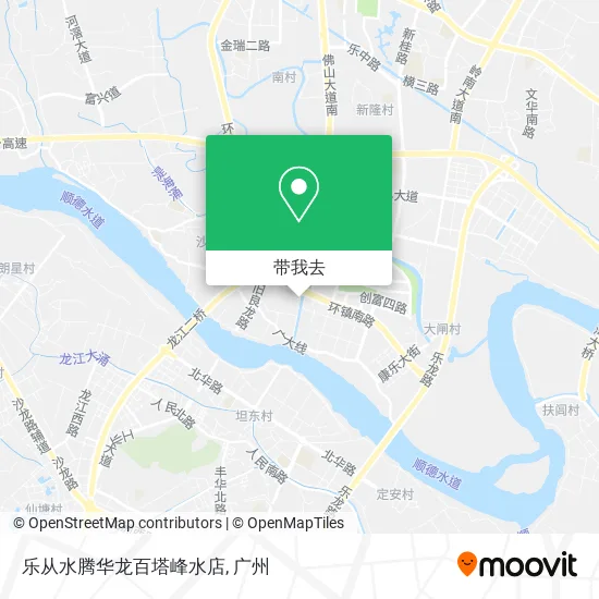 乐从水腾华龙百塔峰水店地图