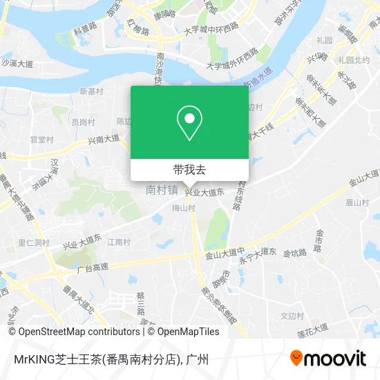 MrKING芝士王茶(番禺南村分店)地图