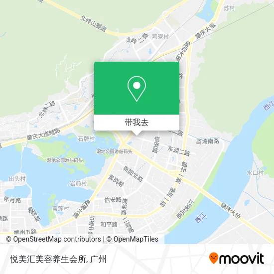 悦美汇美容养生会所地图