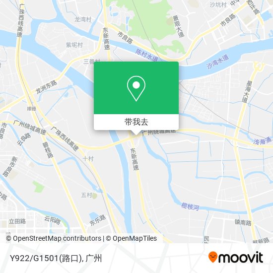 Y922/G1501(路口)地图