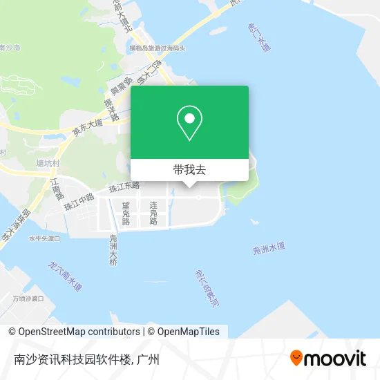 南沙资讯科技园软件楼地图
