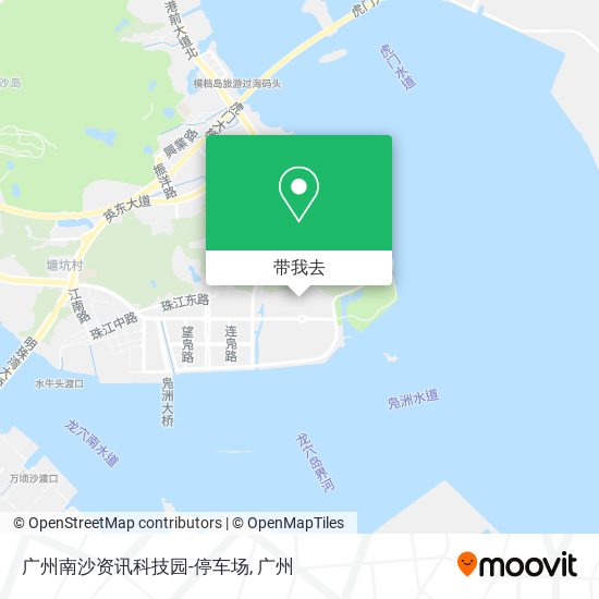 广州南沙资讯科技园-停车场地图