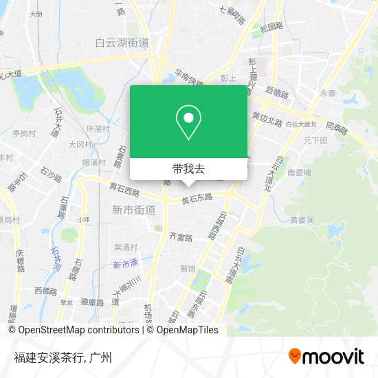 福建安溪茶行地图