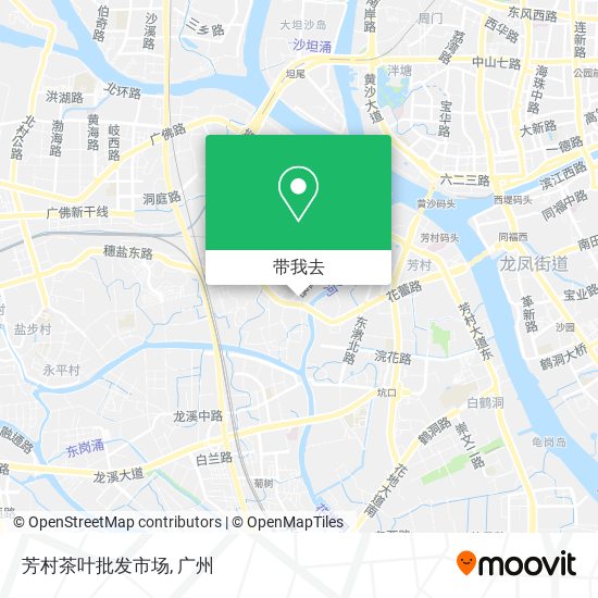 芳村茶叶批发市场地图