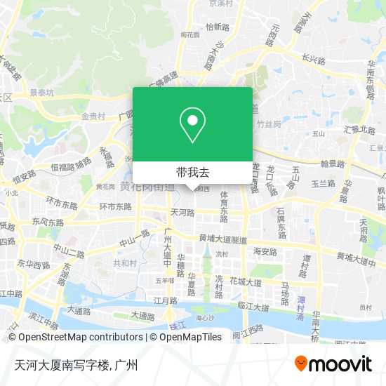 天河大厦南写字楼地图
