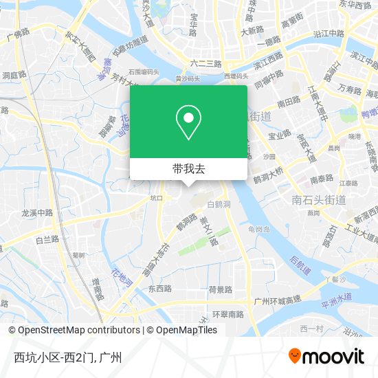 西坑小区-西2门地图
