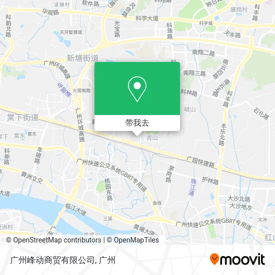 广州峰动商贸有限公司地图