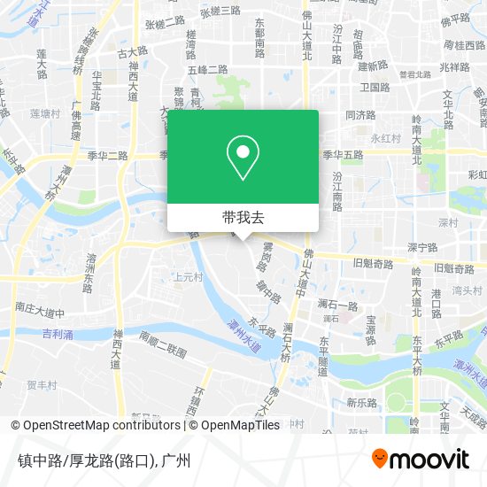 镇中路/厚龙路(路口)地图