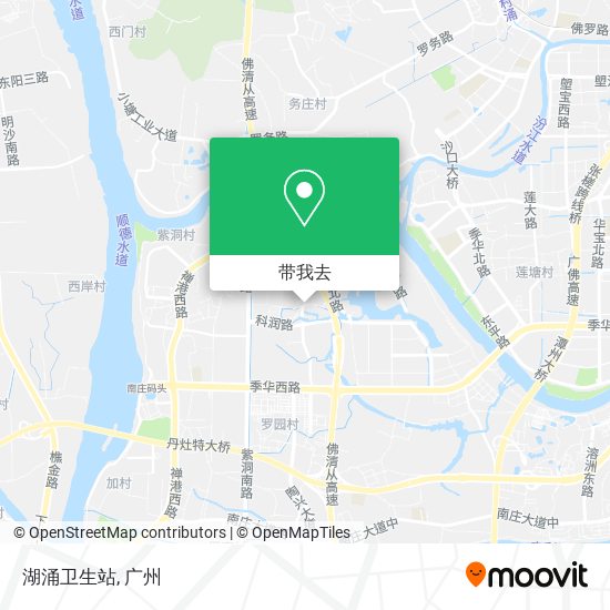 湖涌卫生站地图
