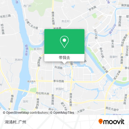 湖涌村地图