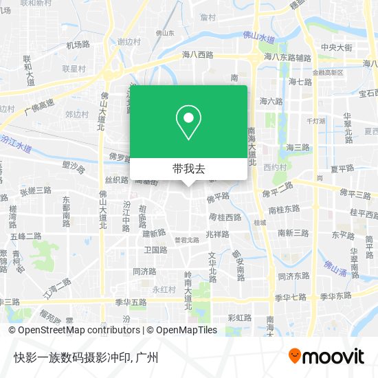 快影一族数码摄影冲印地图