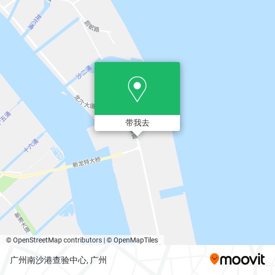 广州南沙港查验中心地图