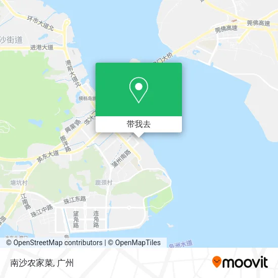 南沙农家菜地图