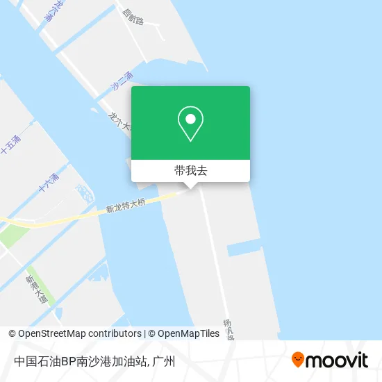中国石油BP南沙港加油站地图