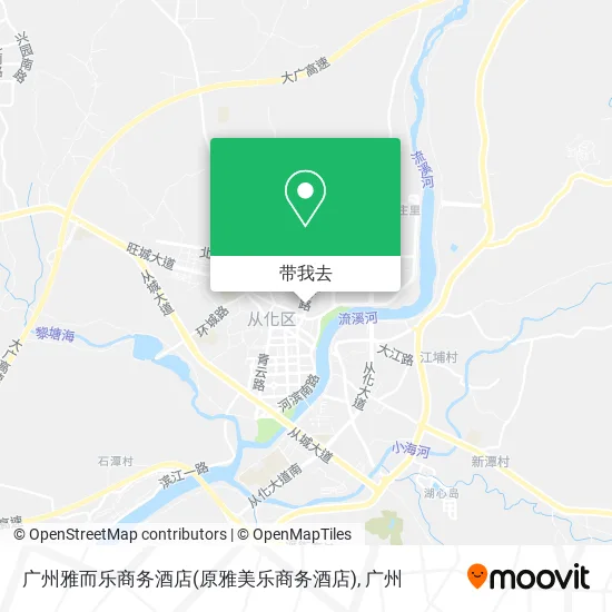 广州雅而乐商务酒店(原雅美乐商务酒店)地图