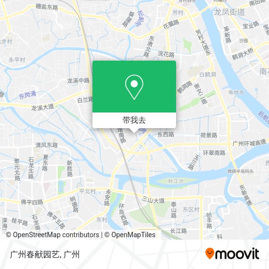 广州春献园艺地图