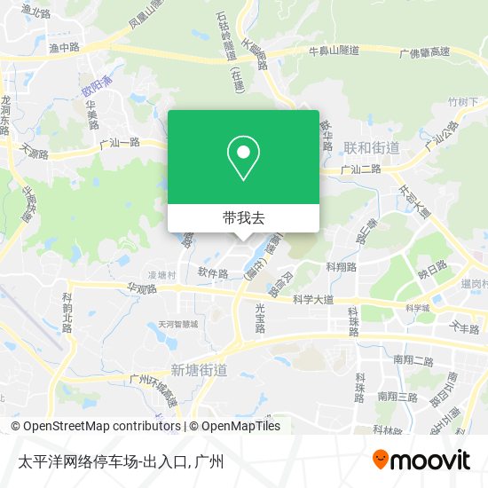 太平洋网络停车场-出入口地图