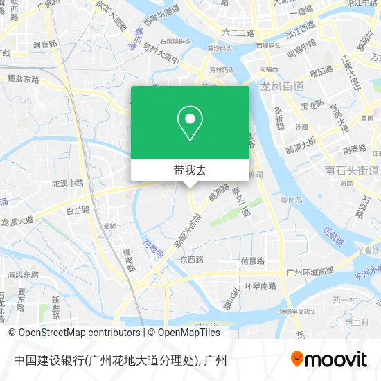 中国建设银行(广州花地大道分理处)地图