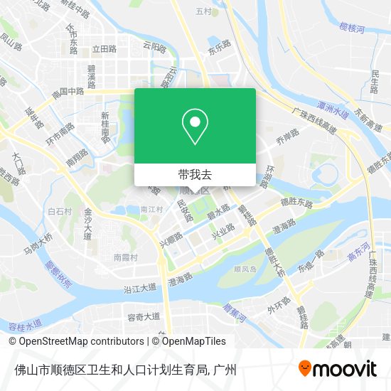佛山市顺德区卫生和人口计划生育局地图