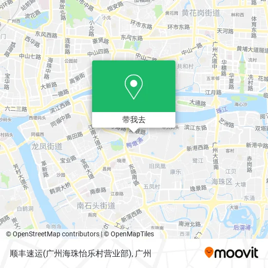 顺丰速运(广州海珠怡乐村营业部)地图