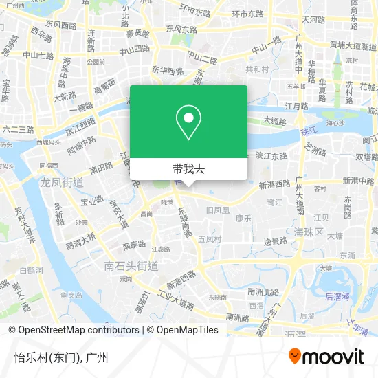怡乐村(东门)地图