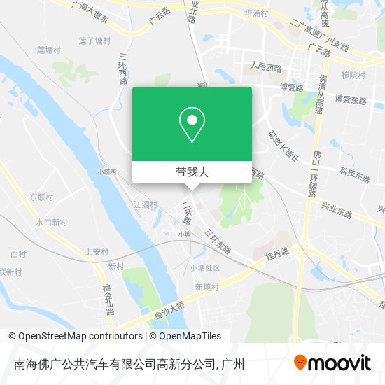 南海佛广公共汽车有限公司高新分公司地图