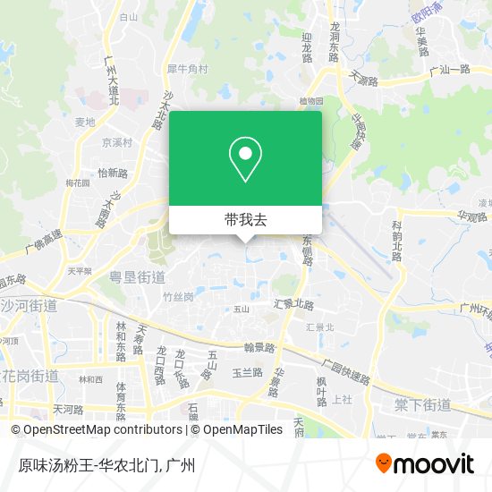 原味汤粉王-华农北门地图