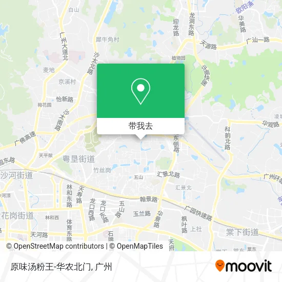原味汤粉王-华农北门地图