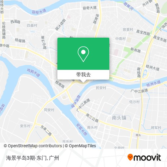 海景半岛3期-东门地图