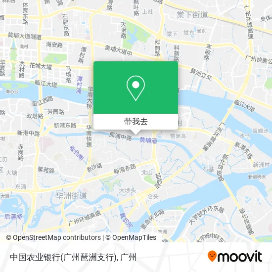 中国农业银行(广州琶洲支行)地图