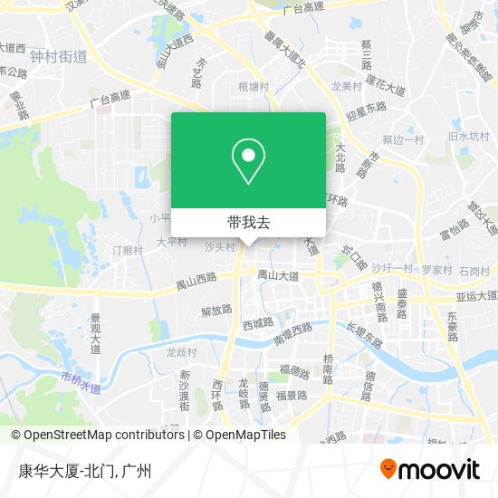 康华大厦-北门地图