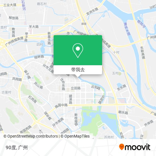 90度地图