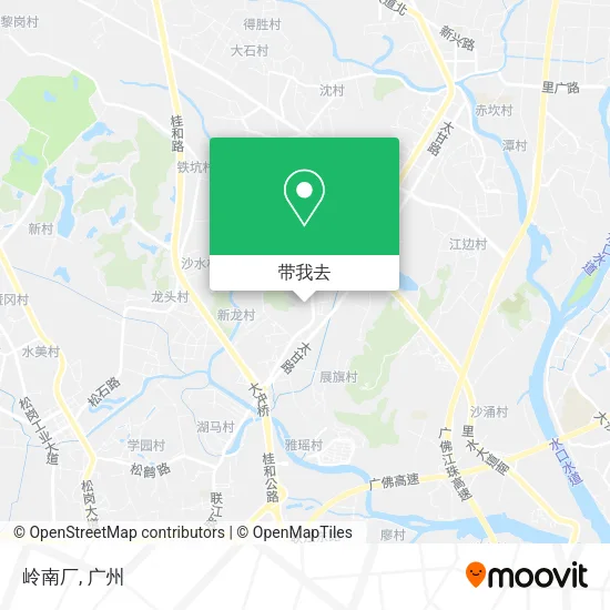 岭南厂地图