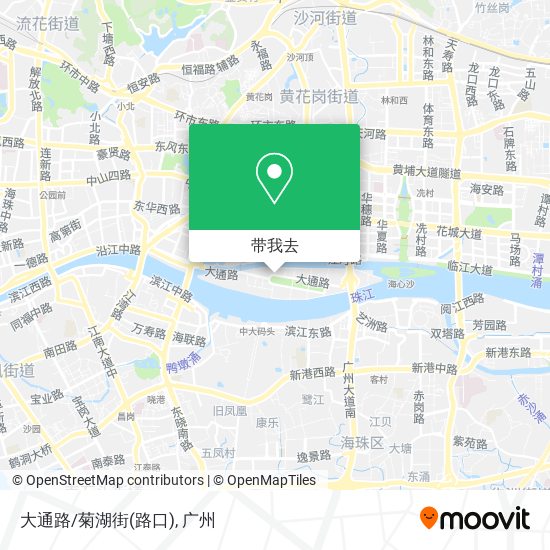 大通路/菊湖街(路口)地图