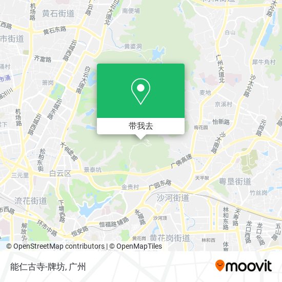 能仁古寺-牌坊地图