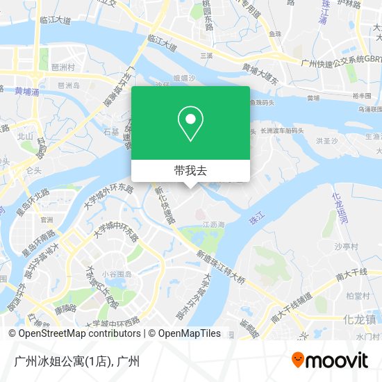 广州冰姐公寓(1店)地图