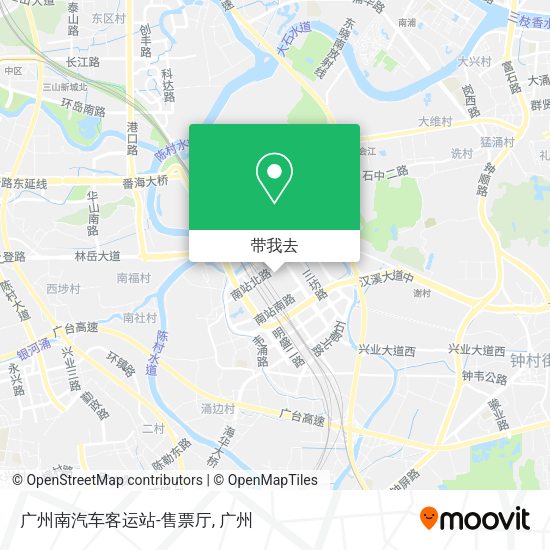 广州南汽车客运站-售票厅地图